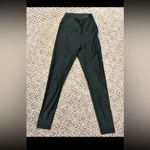 Dark green Aerie ribbed leggings